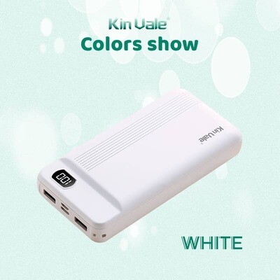 Kin Vale smart power bank 20000 mah (white)