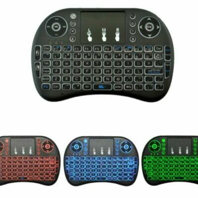 I8 mini keyboard backlit 3 color 2.4G wireless MINI keyboard air mouse remote control support tv box