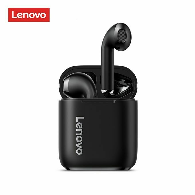 New for Lenovo LP2 TWS wireless headset dual ear long - black