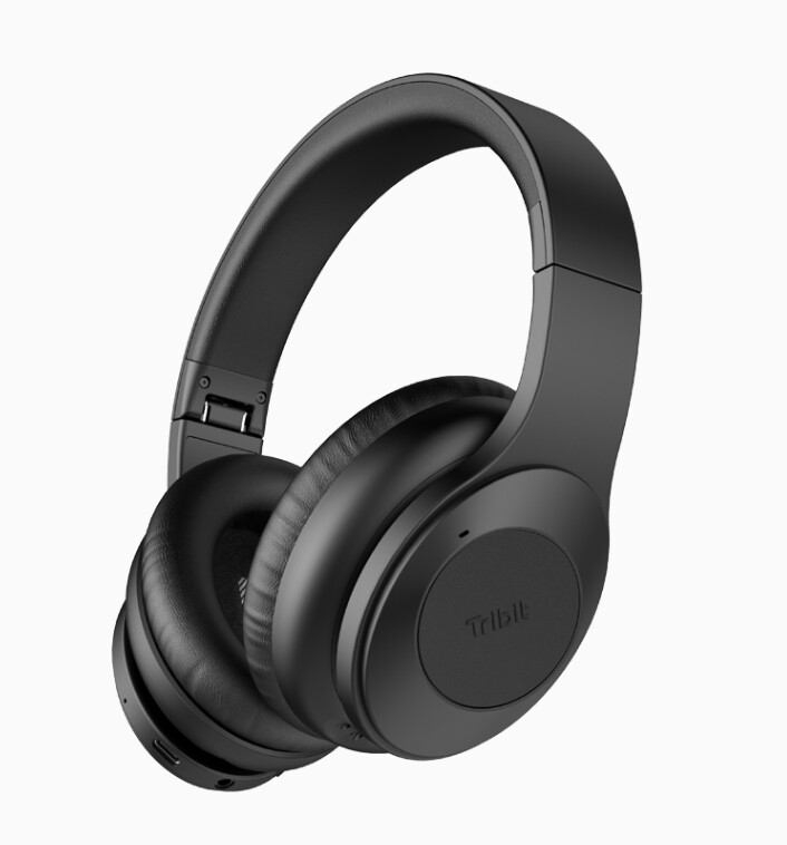 Tribit QuietPlus 5.0 Bluetooth Headphones with MIC 30 Hrs Playtime CVC8.0 Hi-Fi Sound Type-C Foldable Wireless Headphones