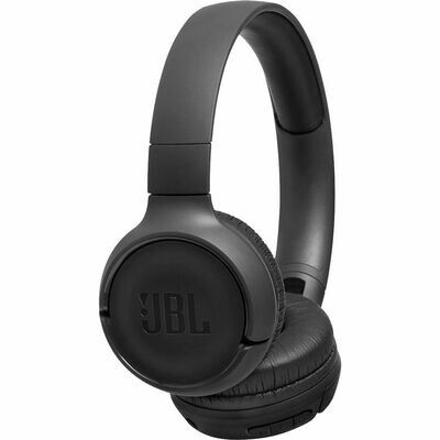 JBL Tune 500BT Wireless On-Ear Headphones with Voice Assistant (Black)