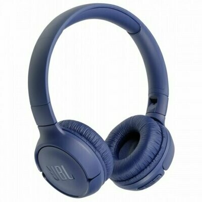 JBL Tune 500BT Wireless On-Ear Headphones with Voice Assistant (Blue)