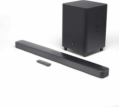 JBL Bar 5.1 - Surround Channel soundbar with built-in Wi-Fi and 10" wireless subwoofer