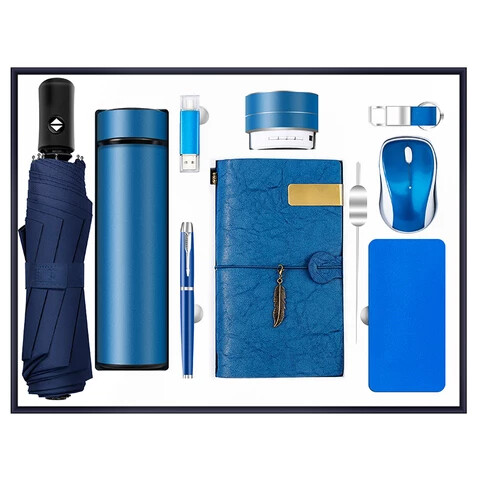 High end gift set corporate luxury gift-Blue