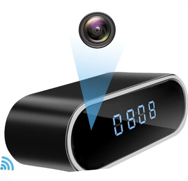 Alarm Clock Camera Night Vision for Home Security Surveillance