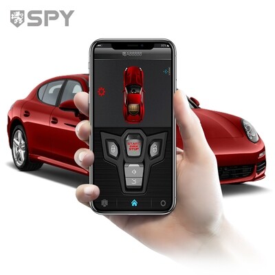 SPY universal Bt app one way remote control passive keys smart PKE auto security car alarm system