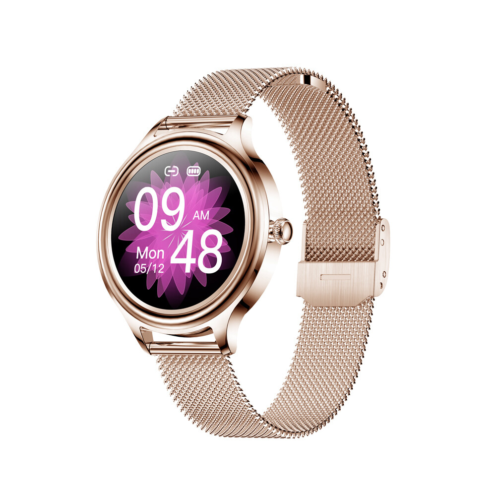 KMO5 Trendy Smart Watch for Women (Gold)