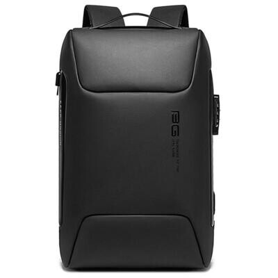 USB Backpack v-shaped For Laptop multifunction High Quality USB Charging Waterproof Backpack Men Gift- Black