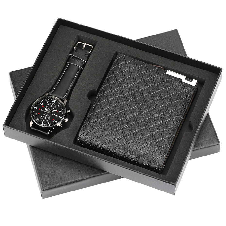 Men's Gift set exquisite packaging watch wallet set creative combination