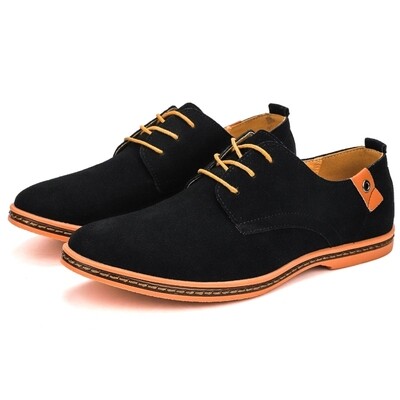 Business Casual Suede Leather Oxford Shoes