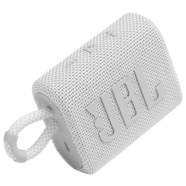Jbl Go 3 Portable Speaker With Bluetooth - White