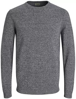 O-Neck Pullover Men's Sweater - Dark Grey