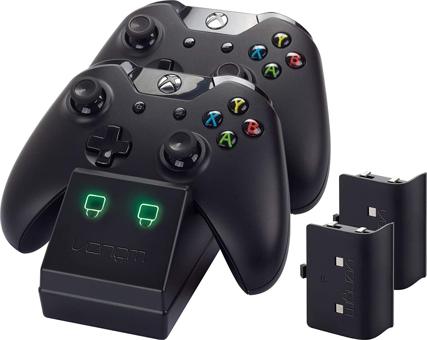Venom Twin Docking Station with 2 X Rechargeable Battery Packs - Black - Xbox One