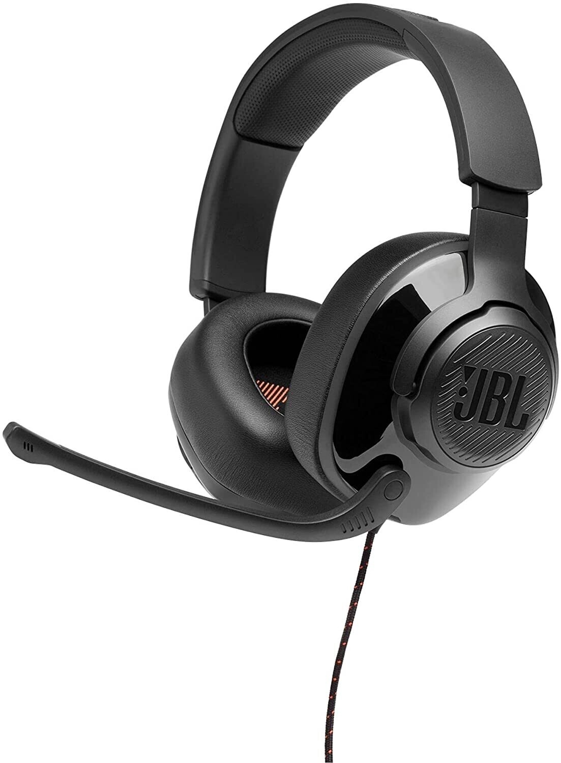 JBL Quantum 200 - Wired Over-Ear Gaming Headphones - Black,