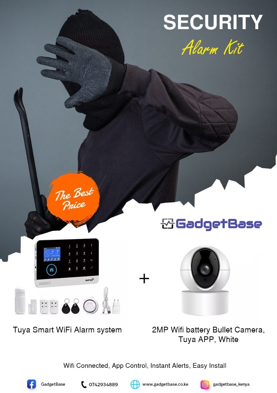 Smart WiFi buglar Alarm system and smart camera for homes and businesses with free installation
