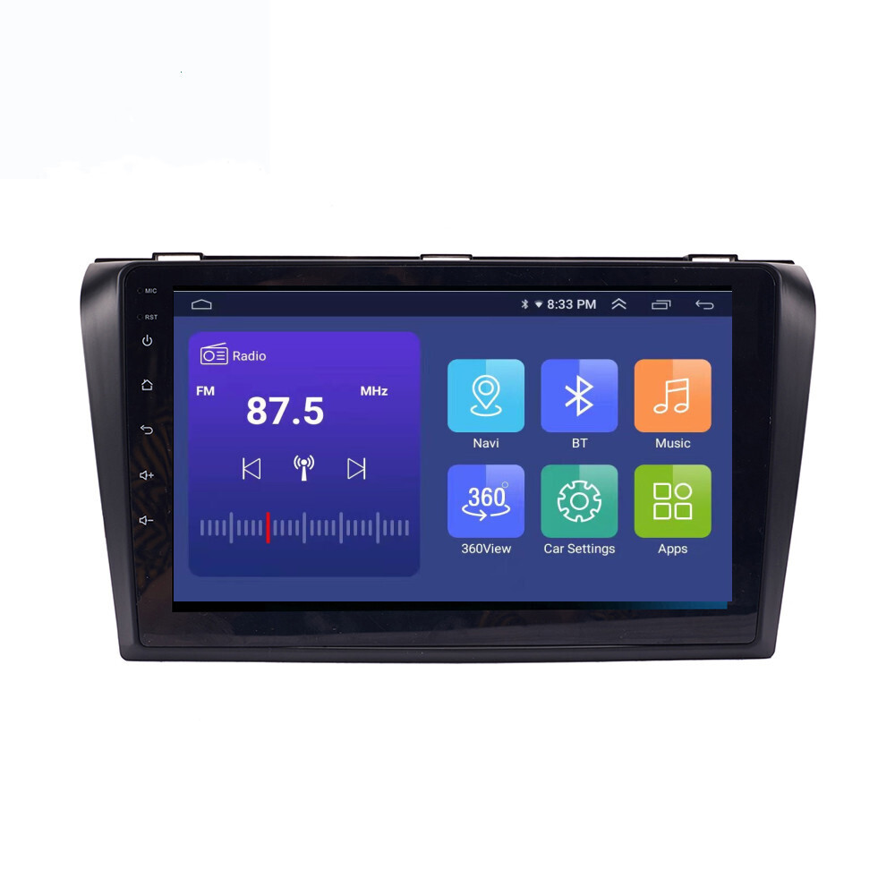 Android Radio For Mazda 3 2004-2009 android Gps navigation radio 9 inch multimedia player car stereo dvd player