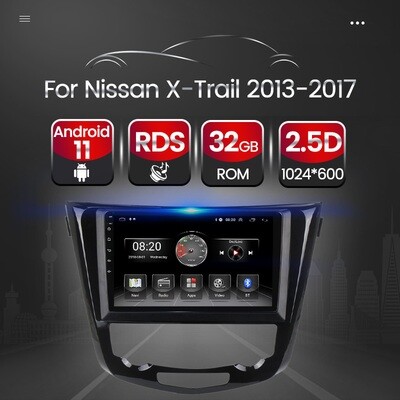 Nissan X-Trail 2013, 2014, 2015, 2016, 2017 Touch Screen Android 11 support WIFI Carplay for RDS AM FM Radio CAR Multimedia audio Video Player