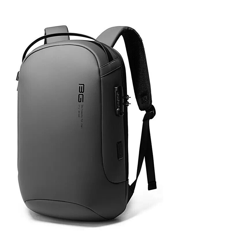 USB Backpack For Laptop multifunction High Quality Sleek USB Charging Waterproof Backpack Men Gift- Grey