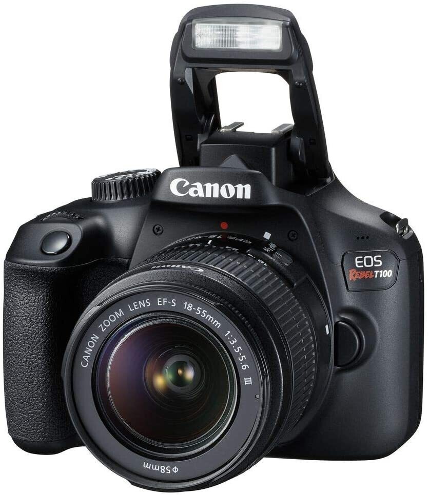 Canon EOS Rebel T100/4000D DSLR Camera with 18-55mm f/3.5-5.6 Zoom