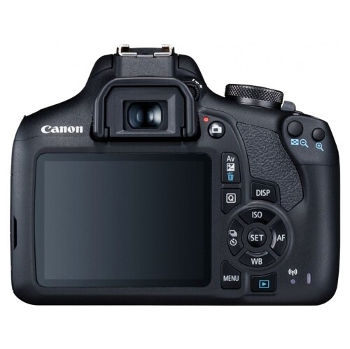 Canon E-O-S 2000D (Rebel T7) DSLR Camera with EF-S 18-55mm f/3.5-5.6 DC III Lens Deluxe Bundle