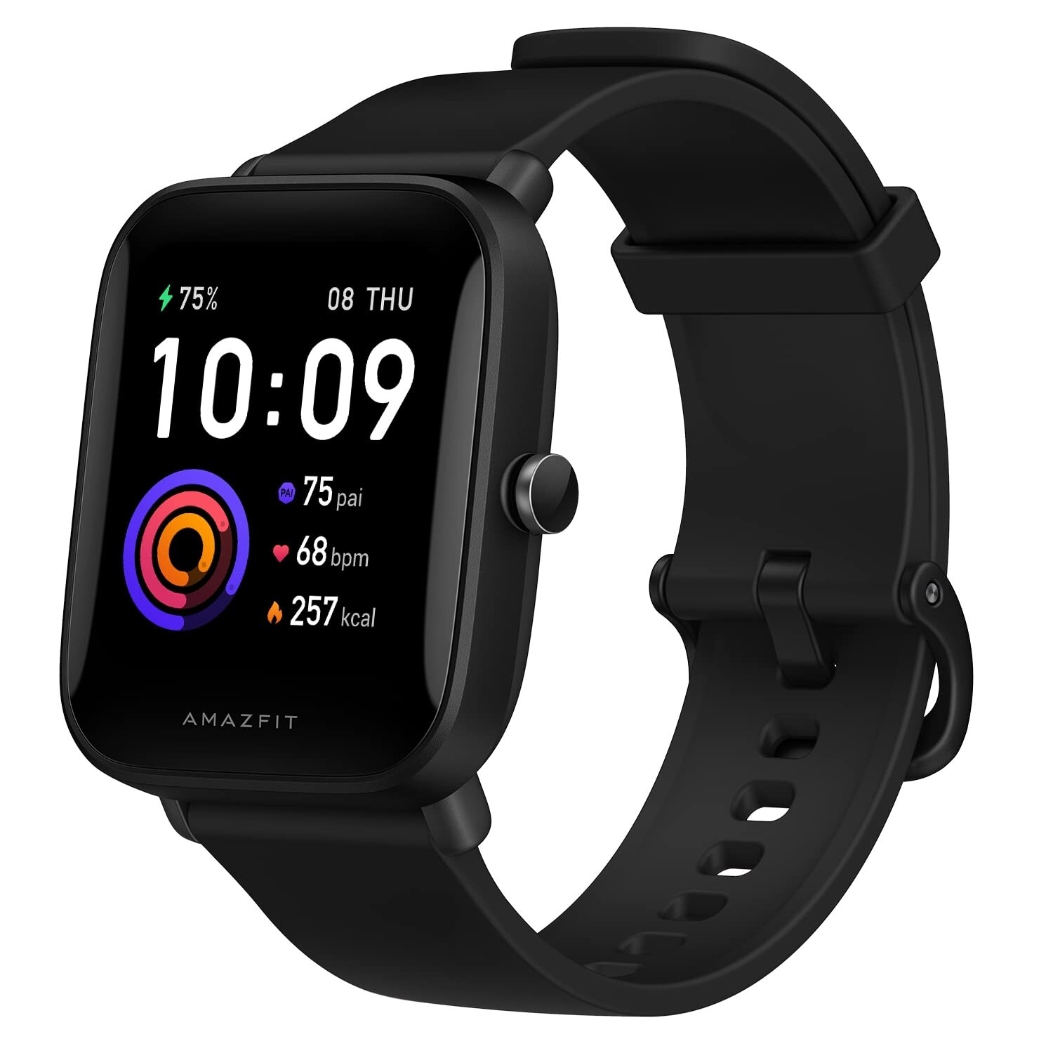 Amazfit Bip U Health Fitness Smartwatch - black