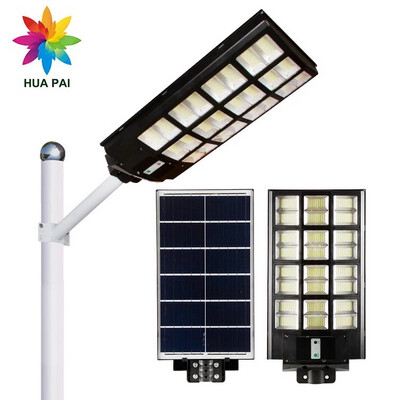 1500W Solar Street Light Reflector Waterproof Ip67 Ip65 High Power 1500 Watts Solar Street Lights With Remote Control