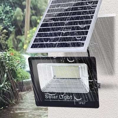 500W Solar Flood Light Reflector Waterproof Ip67 Ip65 High Power 500 Watts Garden Solar Lights With Remote Control