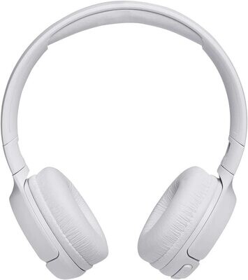 JBL Tune 500BT Wireless On-Ear Headphones with Voice Assistant (White)