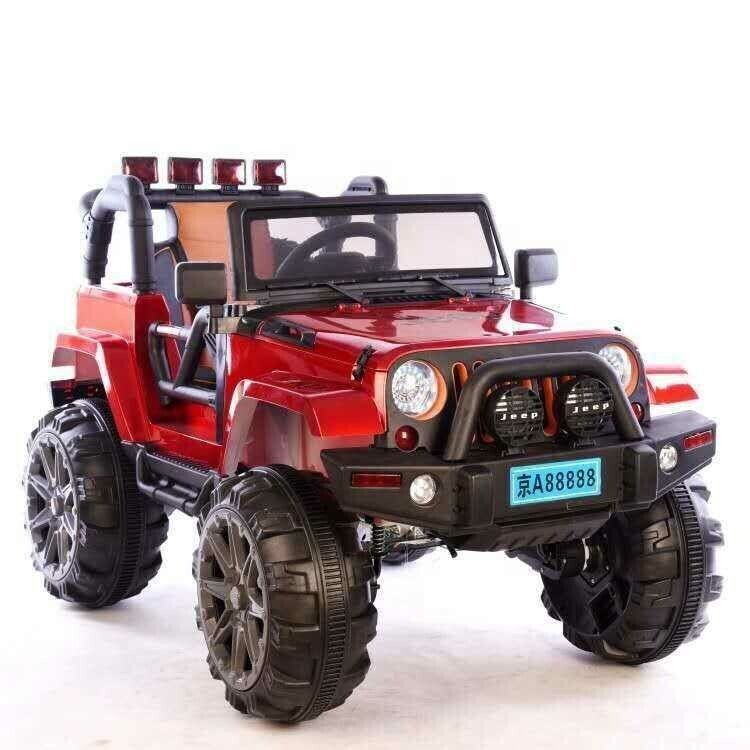 Jeep children 12v kids electric ride on toy car with remote control | Red