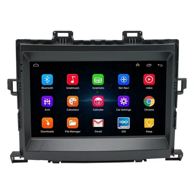 Toyota Alphard Android touch screen smart custom car stereo radio 9 inch, with bluetooth, GPS, Android auto and Apple Carplay 2gb 32gb. 2008, 2009, 2010, 2011, 2012, 2013, 2014
