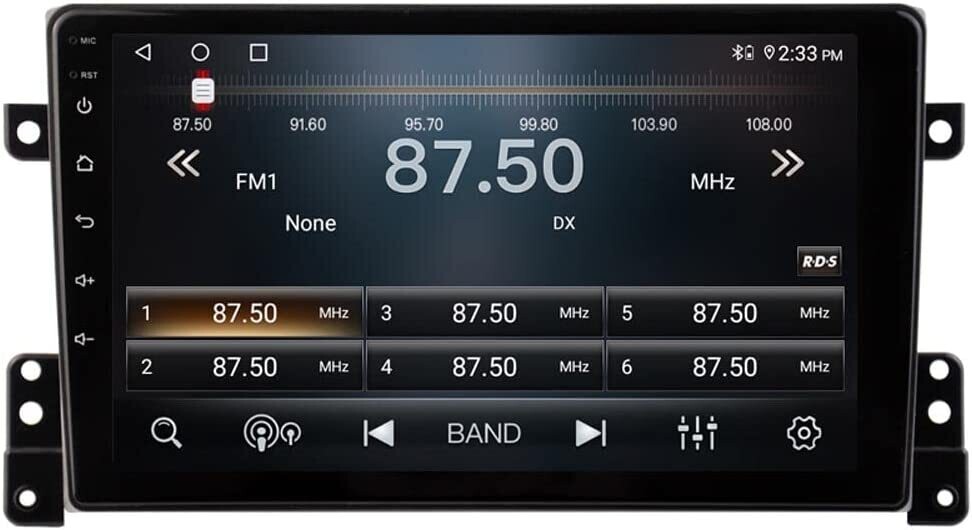 Suzuki Grand Vitara Android touch screen smart custom car stereo radio 9 inch, with bluetooth, GPS, Android auto and Apple Carplay 2gb 32gb. 2005
