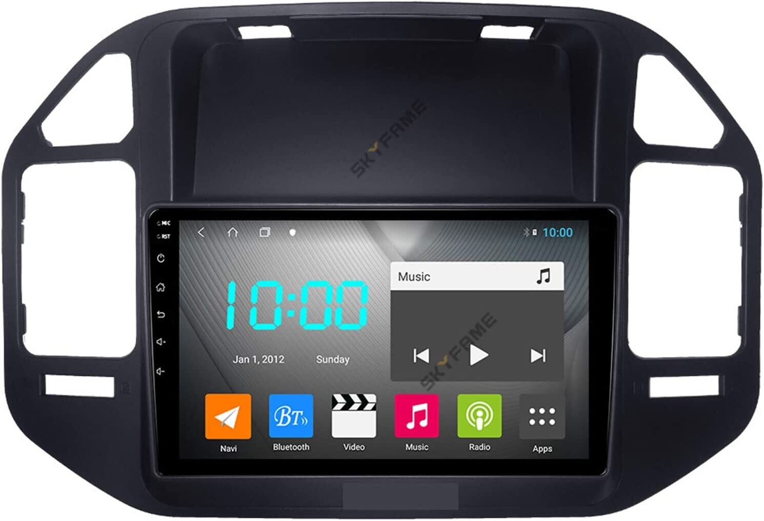 Mitsubishi Pajero V73 Android touch screen smart custom car stereo radio 9 inch, with bluetooth, GPS, Android auto and Apple Carplay 2gb 32gb. 2004,2005,2006, 2007, 2008, 2009,2010, 2011