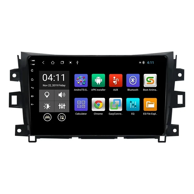 Nissan Navara Terra Android touch screen smart custom car stereo radio 10.1 inch, with bluetooth, GPS, Android auto and Apple Carplay 2gb 32gb. 2017