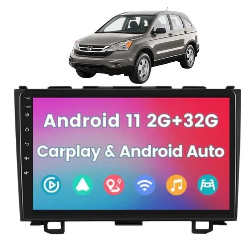 Honda CRV Android touch screen smart custom car stereo radio 9 inch, with bluetooth, GPS, Android auto and Apple Carplay 2gb 32gb. 2006, 2007, 2008, 2009, 2010