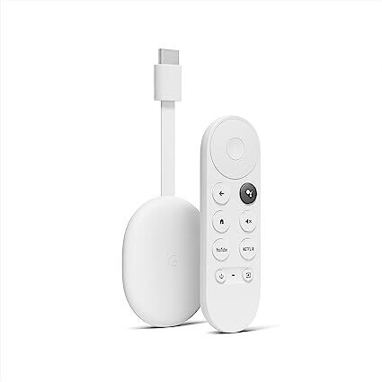 Chromecast with Google TV (4K)- Streaming Stick Entertainment with Voice Search - Watch Movies, Shows, and Live TV in 4K HDR