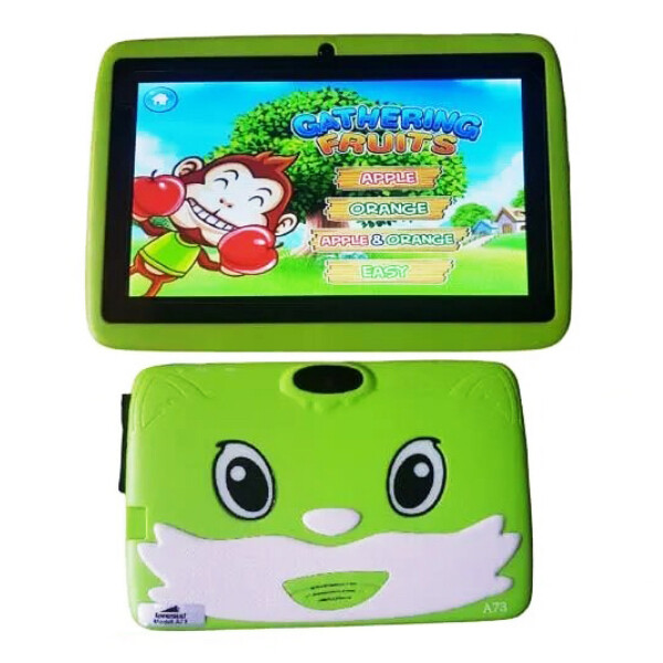 Android Tablet PC For Kids Dual Cameras Children's Leaning Machine Game Student Tablet WiFi with protection case random