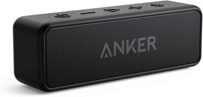 Anker Soundcore select 2 Portable Bluetooth Speaker with 12W Stereo Sound, Bluetooth 5, Bassup, IPX7 Waterproof, 24-Hour Playtime, Wireless Stereo Pairing, Speaker for Home, Outdoors, Travel