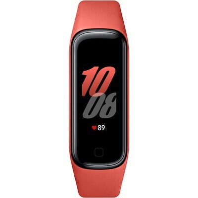 Samsung Galaxy Fit 2 Bluetooth Waterproof Fitness Tracking Smart Band – Red