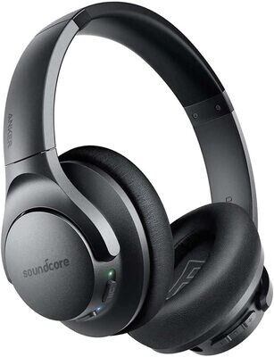 Soundcore Anker Life Q20 Hybrid Active Noise Cancelling Headphones, Wireless Over Ear Bluetooth Headphones