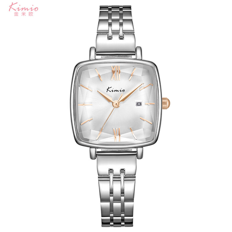 Valentines Gift Quartz Silver WhiteLuxury Design Watch -XZ1WWW