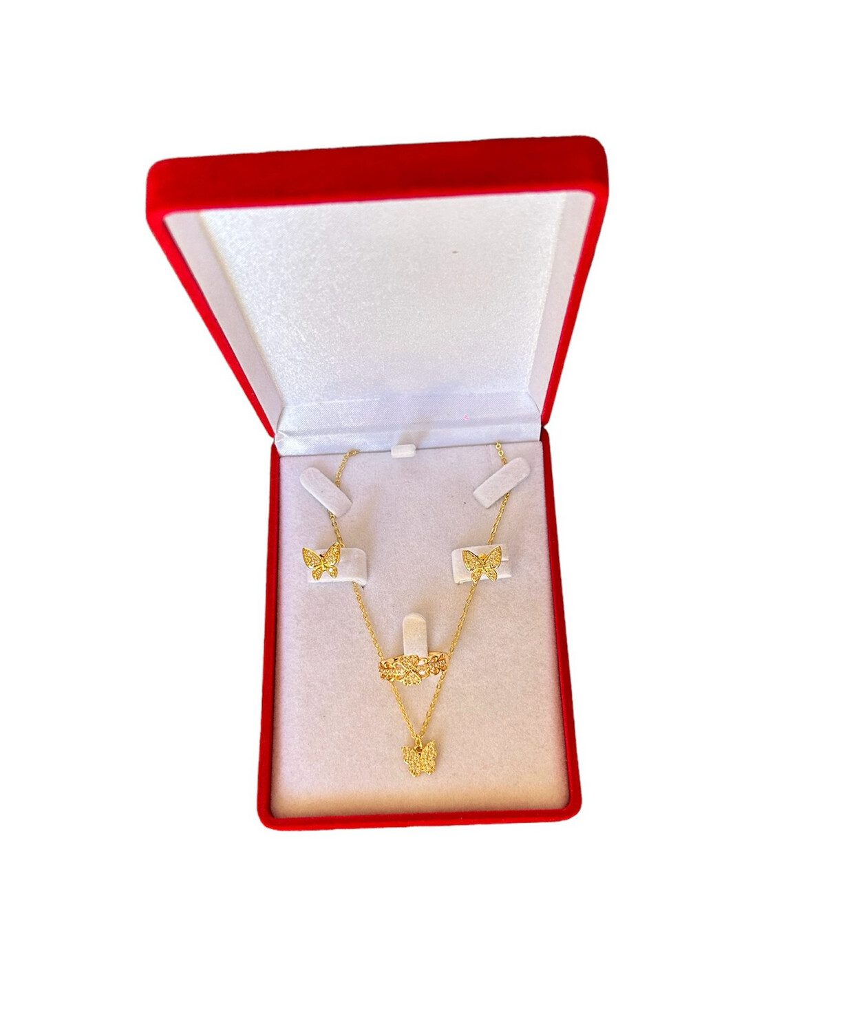 Valentine's day customised 3 piece ladies butterfly gift sets