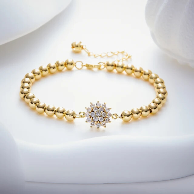 Fashion 18k Gold Plated Luxury Women Bracelet