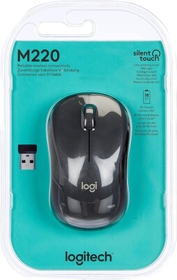 M220 Silent Mouse, Wireless Black