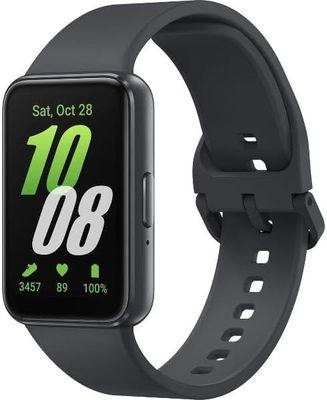 SAMSUNG Galaxy FIT 3 [2024] 1.6&quot; AMOLED Display | 14 Days Battery Life | 100+ Watchfaces | 100+ Exercise Modes | International Model - (Black)