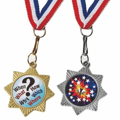 Multi Sport Medals 40mm with Ribbon (Available in 2 Colours)