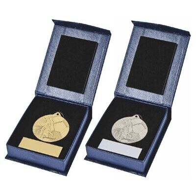 Economy Football 45mm Medal In Box (Available In 2 Options)