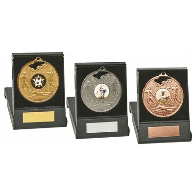 70mm Medal In Case (available in 6 Options)
