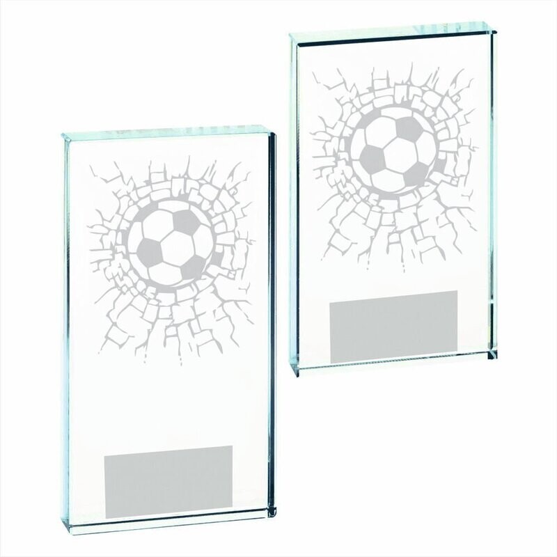Glass Plaque Football Ball (Available in 2 Sizes)