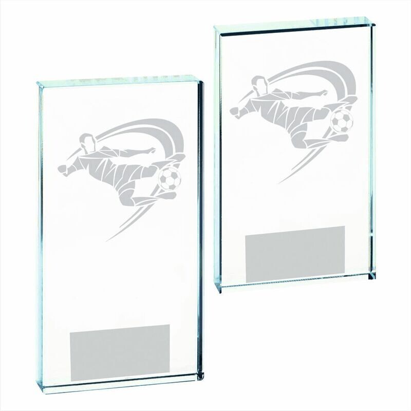 Glass Football Award (Available in 2 Sizes)