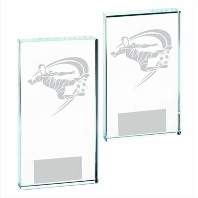 Glass Football Award (Available in 2 Sizes)